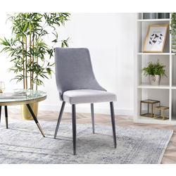 Scaun Signal Piano B Velvet (Black/Gray)