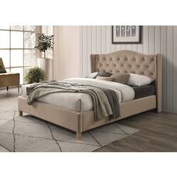 Pat Signal Aspen Velvet 160x200 (Beige/Oak)