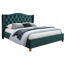 Кровать Signal Aspen Velvet 160x200 (Green/Oak) Thumb