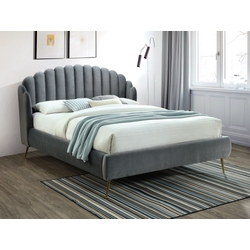 Pat Signal Calabria Velvet 160x200 (Gray/Gold)