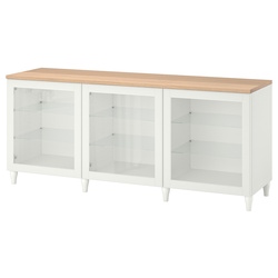 Bufet Ikea Besta/Sindvik/Stubbarp 180x42x76 (Alb) Thumb