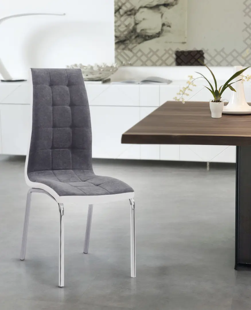 Scaun Mobhaus Gerda New (Dark Gray/White)