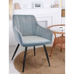 Стул DP Iris DC-1936 (Light Blue/Black)