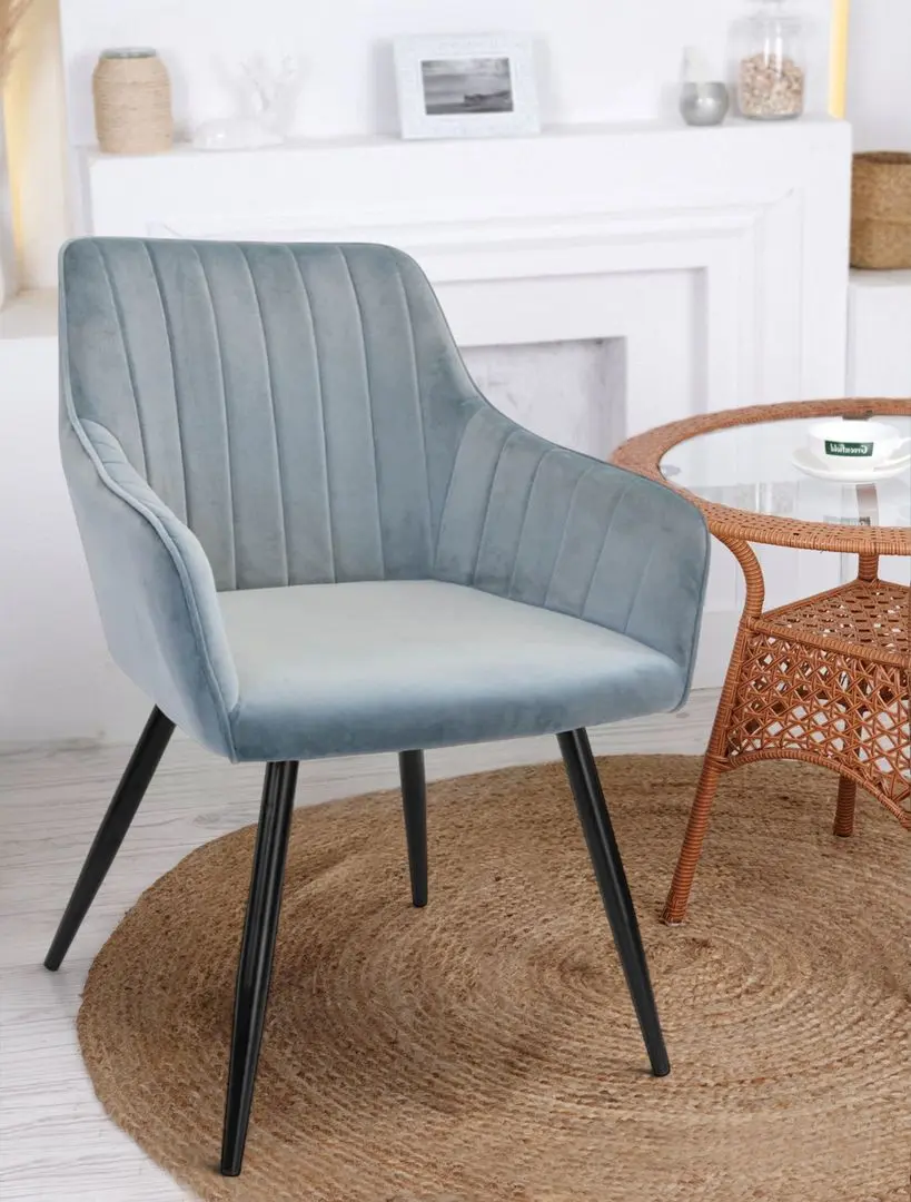 Стул DP Iris DC-1936 (Light Blue/Black)