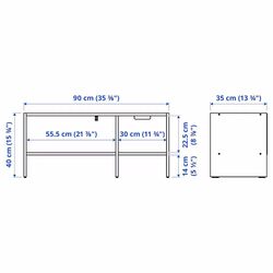 Living Ikea Baggebo 174x35x160 (Alb) Thumb