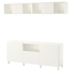 Living Ikea Besta/Eket 210x40x220 (Alb) Thumb