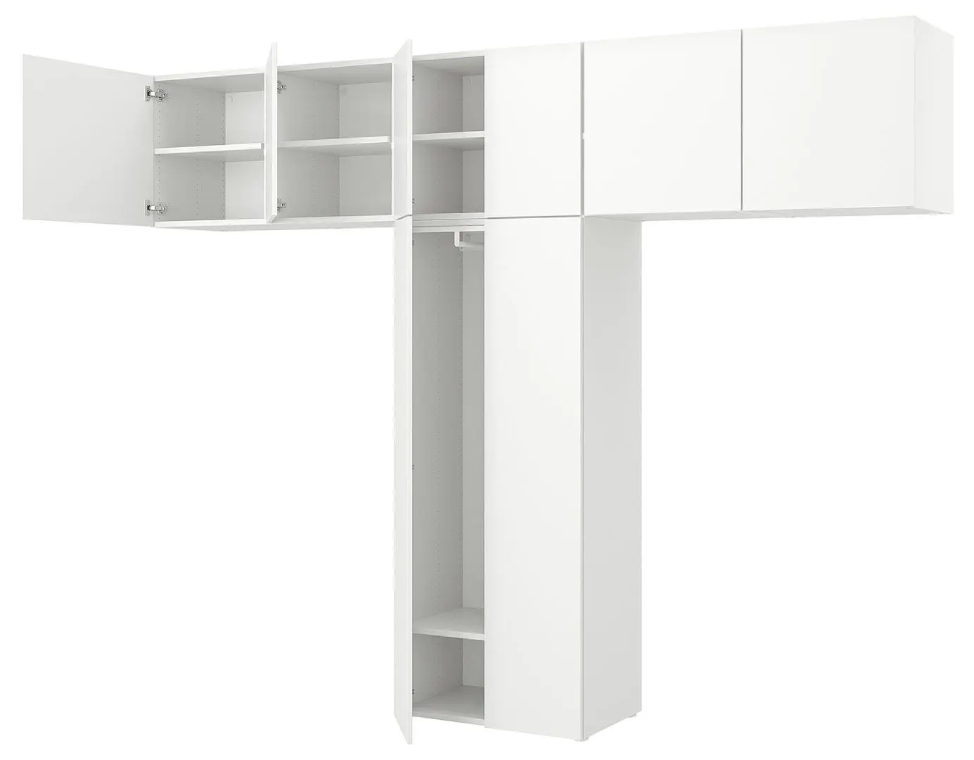 Dulap Ikea Platsa/Fonnes 8 uşi 320x42x241 (Alb)