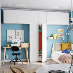 Dulap Ikea Platsa/Fonnes 8 uşi 320x42x241 (Alb)