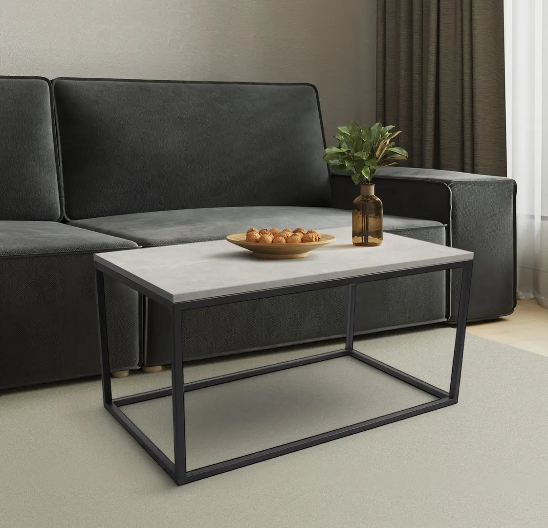 Masa pentru reviste DP Town (Concrete Gray/Black)