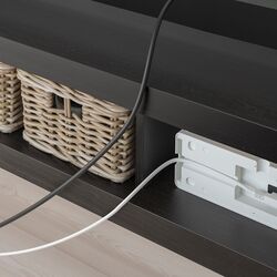 Tumba pentru TV Ikea Lack 160x35x36 (Negru Maro) Thumb