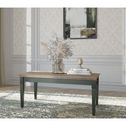 Журнальный столик Helvetia Evora №99 (Green/Lefkas Oak)