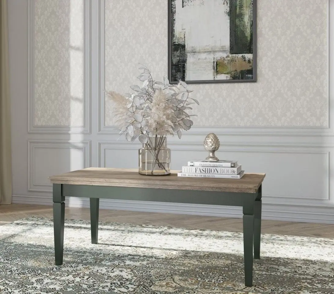 Masa pentru reviste Helvetia Evora №99 (Green/Lefkas Oak)