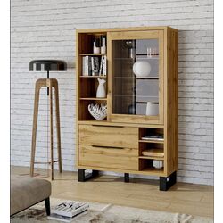 Витрина Helvetia Halle №13 1D2S (Wotan Oak)