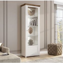 Vitrina Helvetia Evora №05 1D Left (Ash Abisko White/Lefkas Oak) Thumb