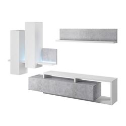 Гостиная Helvetia Bota №09 2.19м (White/Colorado Concrete) Thumb