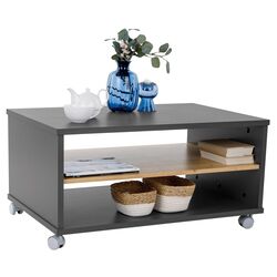 Masa pentru reviste Tempo Kondela Rioma New Typ 32 (Graphite/Artisan Oak)