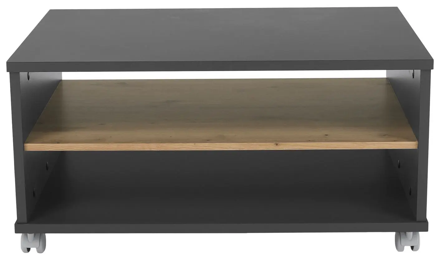 Masa pentru reviste Tempo Kondela Rioma New Typ 32 (Graphite/Artisan Oak)