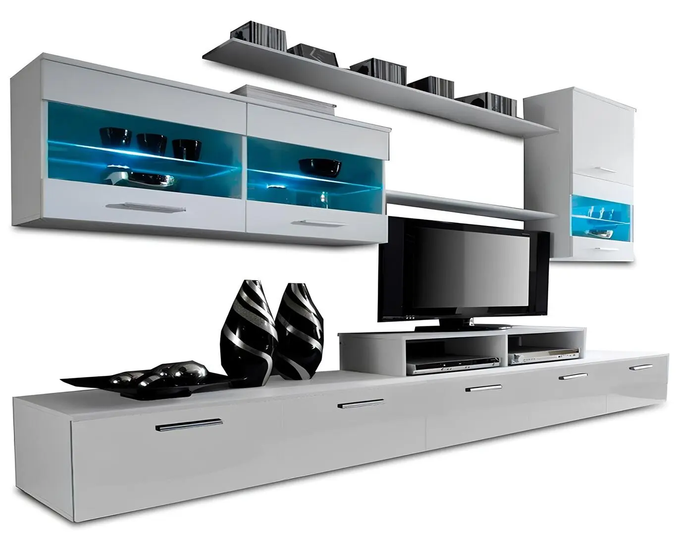Living Mobhaus Leo (White Extra High Gloss) - 2