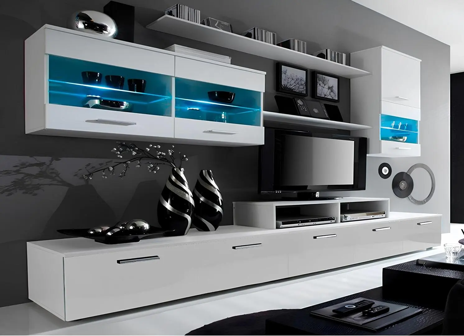 Living Mobhaus Leo (White Extra High Gloss)