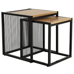 Set mese pentru reviste Mobhaus Rimbo (Oak/Black) Thumb