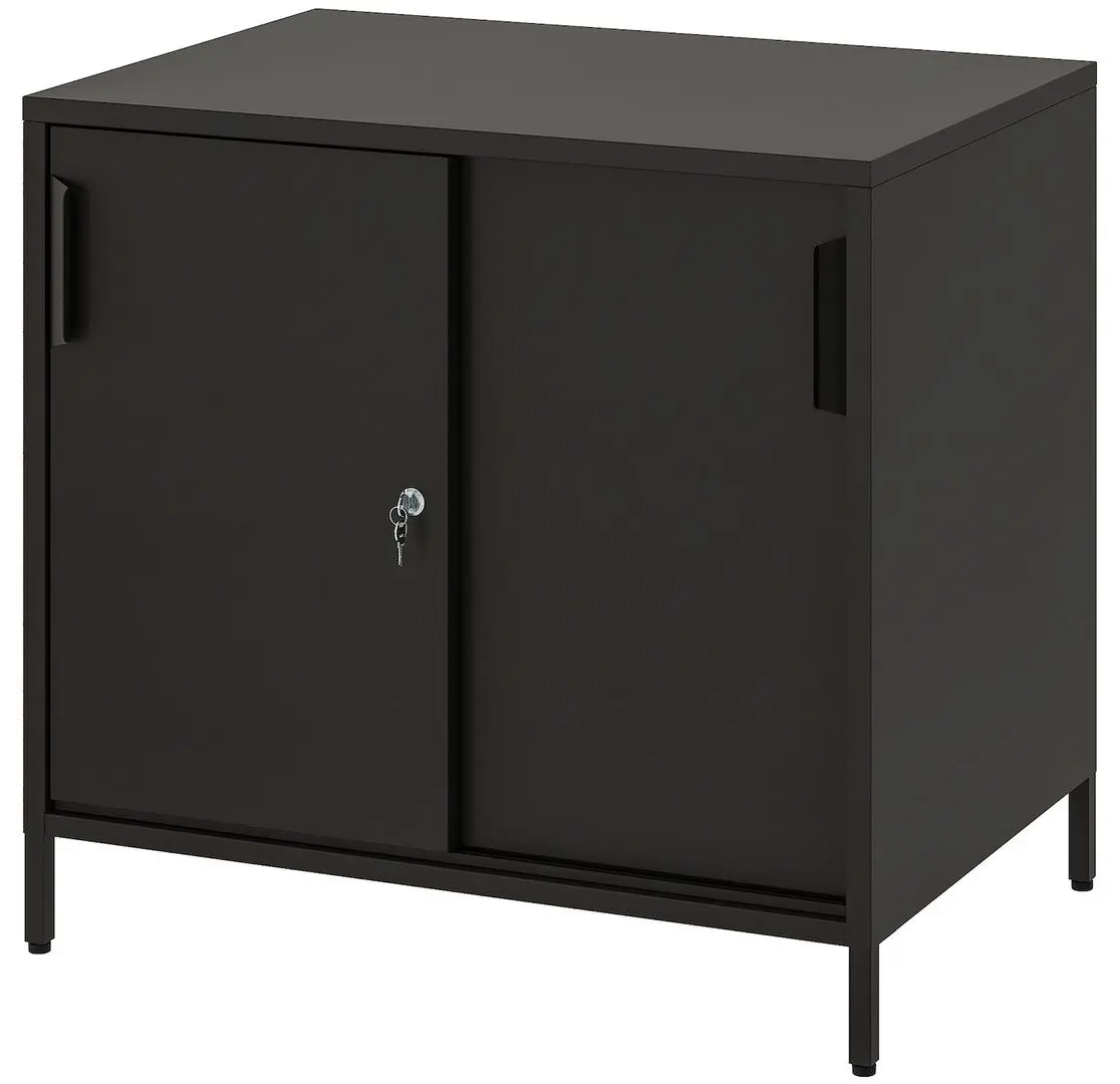 Dulap Ikea Trotten cu usi glisante 80x75 (Antracit)