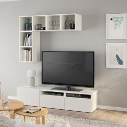 Living Ikea Besta/Eket deschidere apasare 180x40x170 (Alb)
