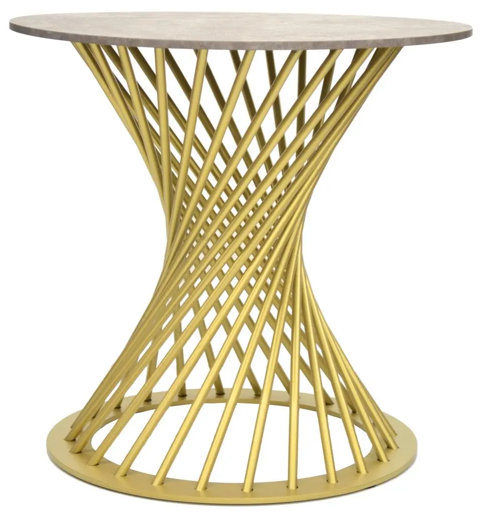 Masa pentru reviste DP Felicia (Beige/Gold)