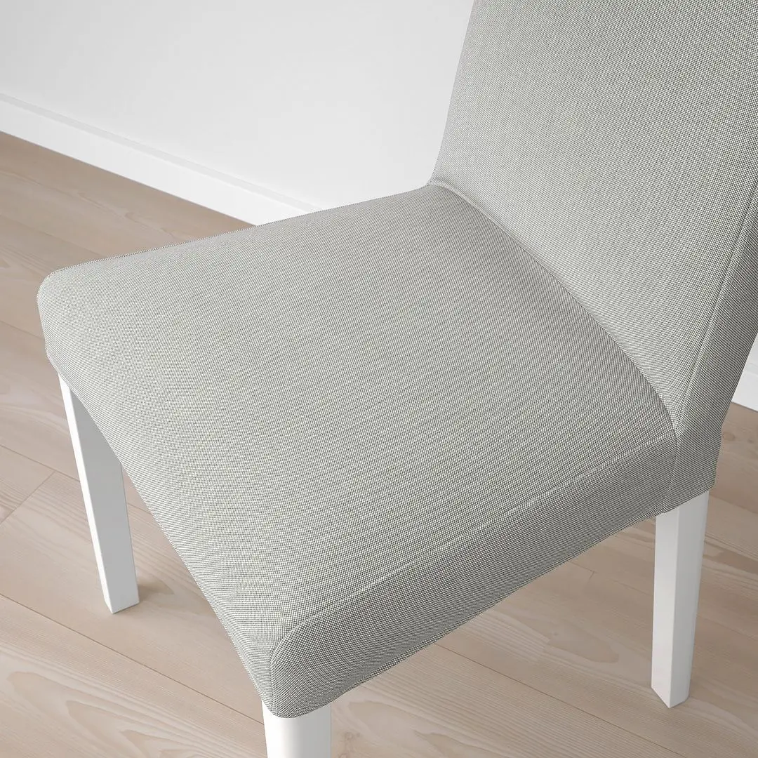 Scaun Ikea Bergmund/Orrsta (Alb/Gri)