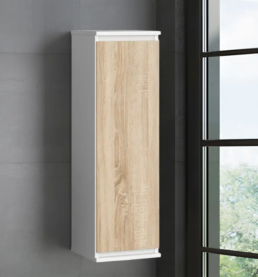 Dulap suspendat Akord W30 (White/Sonoma Oak)