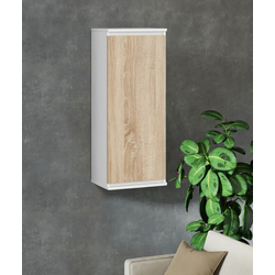 Dulap suspendat Akord W40 (White/Sonoma Oak)