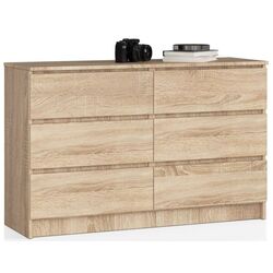 Comoda Akord K140 6SZ (Sonoma Oak) Thumb