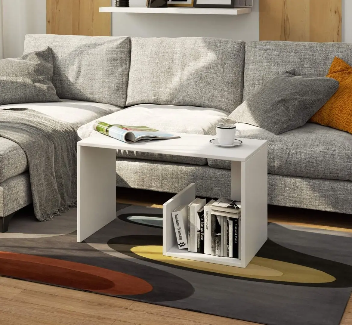 Masa pentru reviste Akord Paul (White)