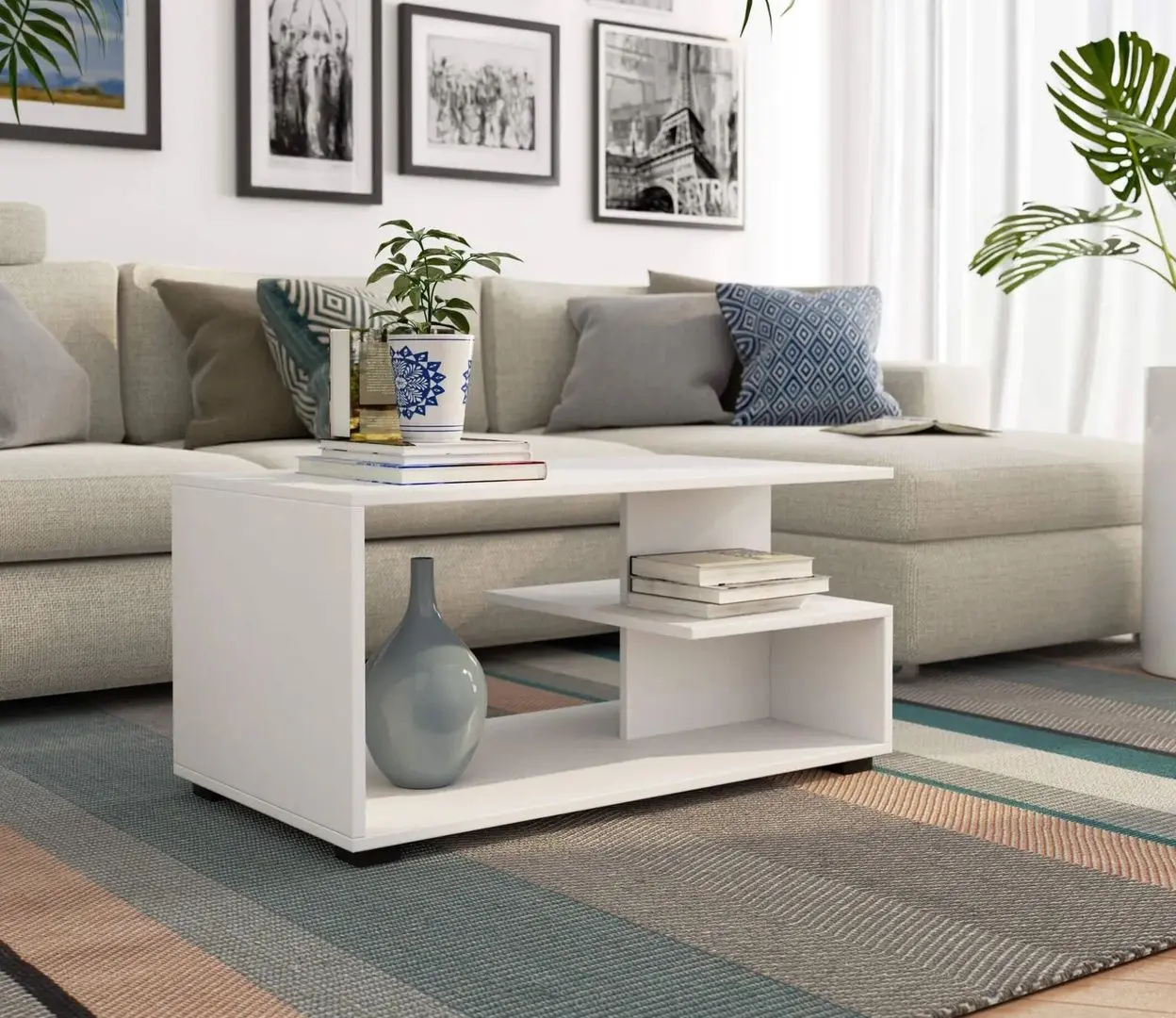 Masa pentru reviste Akord Pin (White)