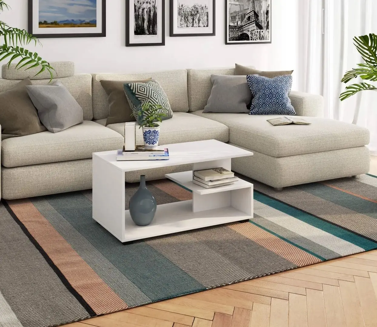 Masa pentru reviste Akord Pin (White) - 4