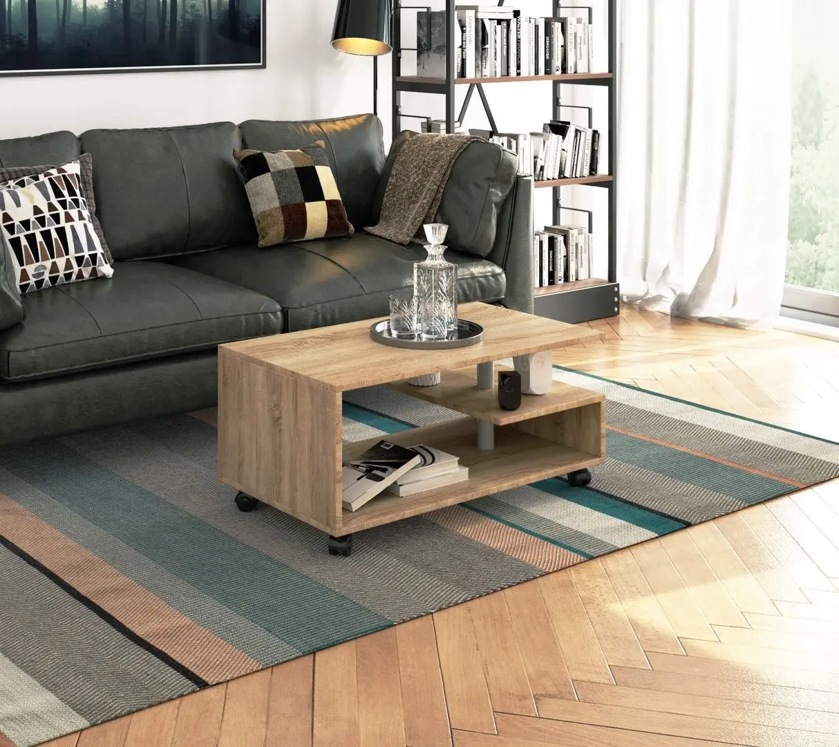 Masa pentru reviste Akord Vini (Sonoma Oak)