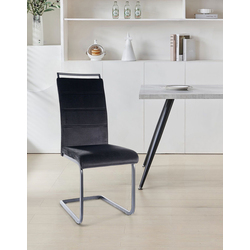 Стул Signal H441 Velvet (Black/Black Matt)