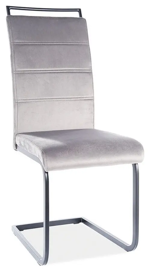 Стул Signal H441 Velvet (Gray/Black Matt)