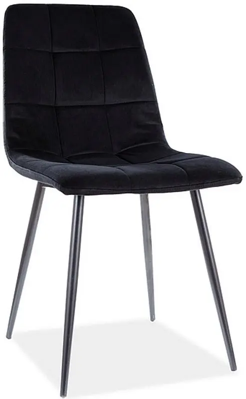 Стул Signal Mila Matt Velvet (Black) - 2
