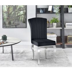 Стул Signal Prince Velvet (Chrome/Black) Thumb