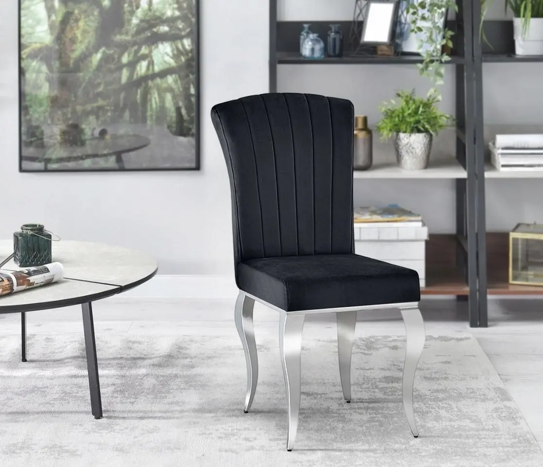 Стул Signal Prince Velvet (Chrome/Black)