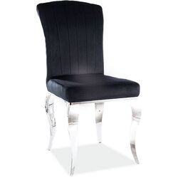 Стул Signal Prince Velvet (Chrome/Black) Thumb