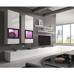 Living Helvetia Baros №10 2.7m (White/White Gloss)