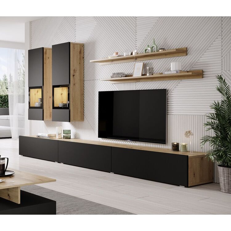 Living Helvetia Baros Nr.10 2.7m (Artisan Oak/Black Matt)