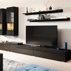 Living Helvetia Athens №10 2.7m (Black Matt/Black Gloss)