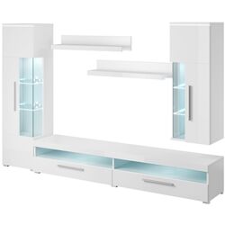 Living Helvetia India №10 2.45m (White/White Gloss) Thumb