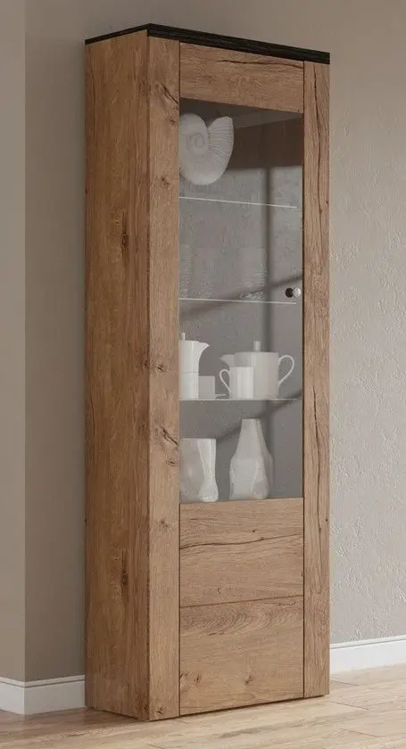 Витрина Helvetia Larona №05 1D (Lefkas Oak/Touchwood)