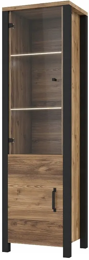 Витрина Helvetia Olin №05 2D (Spruce Appenzeller/Black Matt)