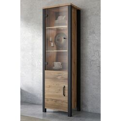 Витрина Helvetia Olin №05 2D (Spruce Appenzeller/Black Matt)