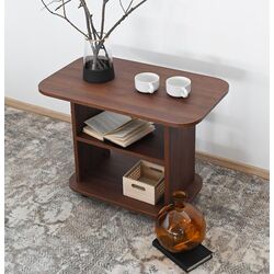 Masa pentru reviste Fabrik Home Rolic (Stone Walnut)