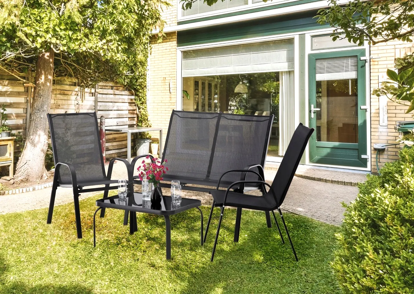 Set mobilier de grădină GardenLine NEO6397 (Black)